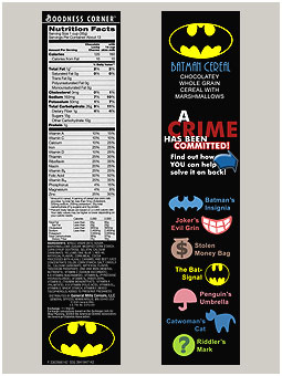 Batman Cereal (Sides)